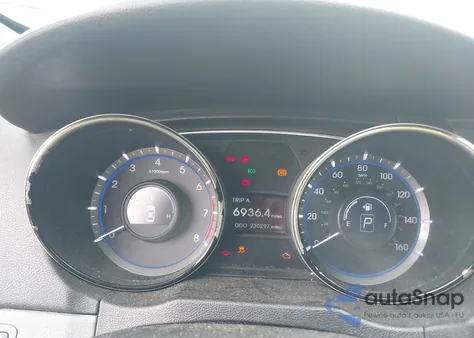 2013 Hyundai Sonata Gls z USA, uszkodzony, nr VIN 5NPEB4AC9DH657517